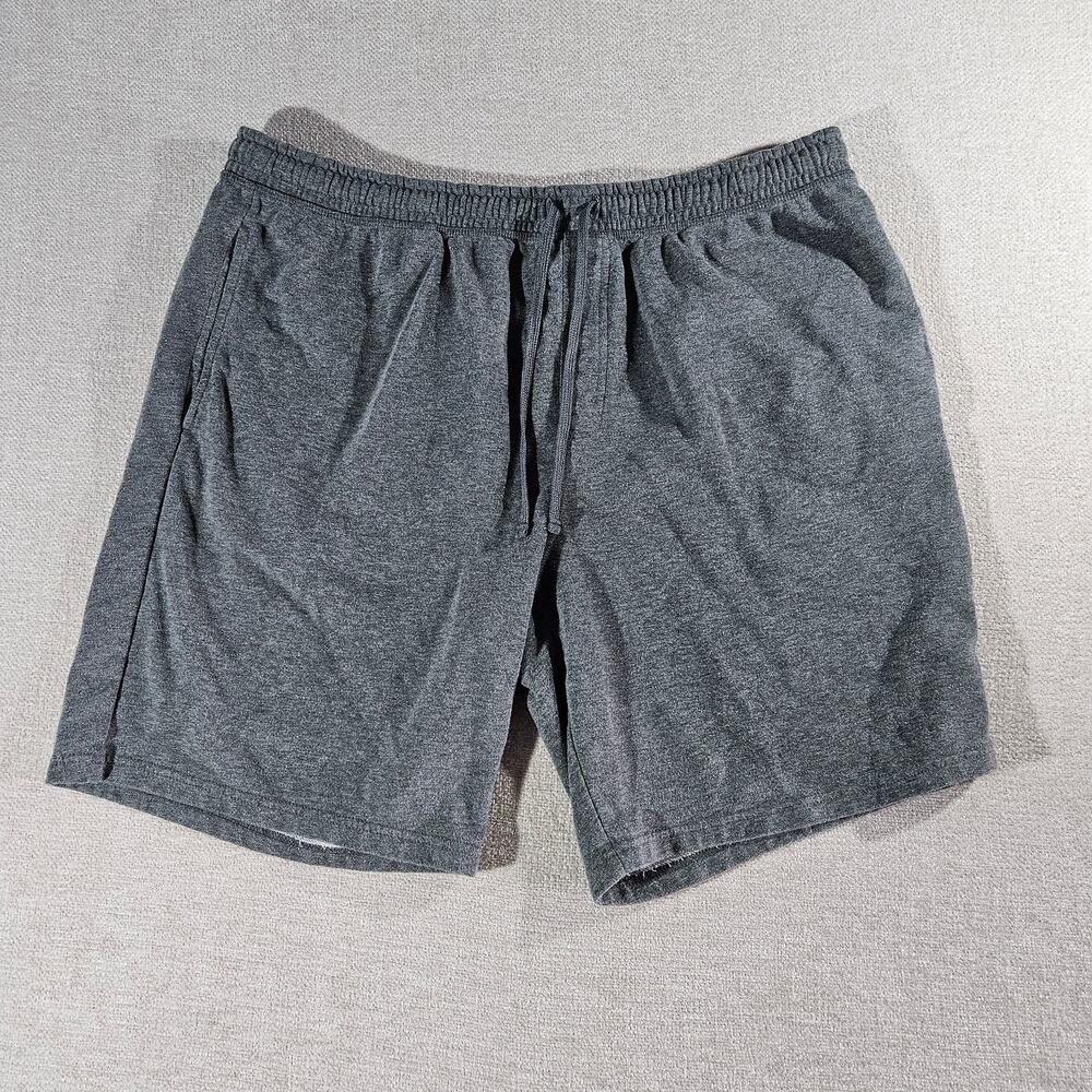 Eddie Bauer Lounge Shorts Mens XXL Gray Casual Drawstring Comfort Shorts